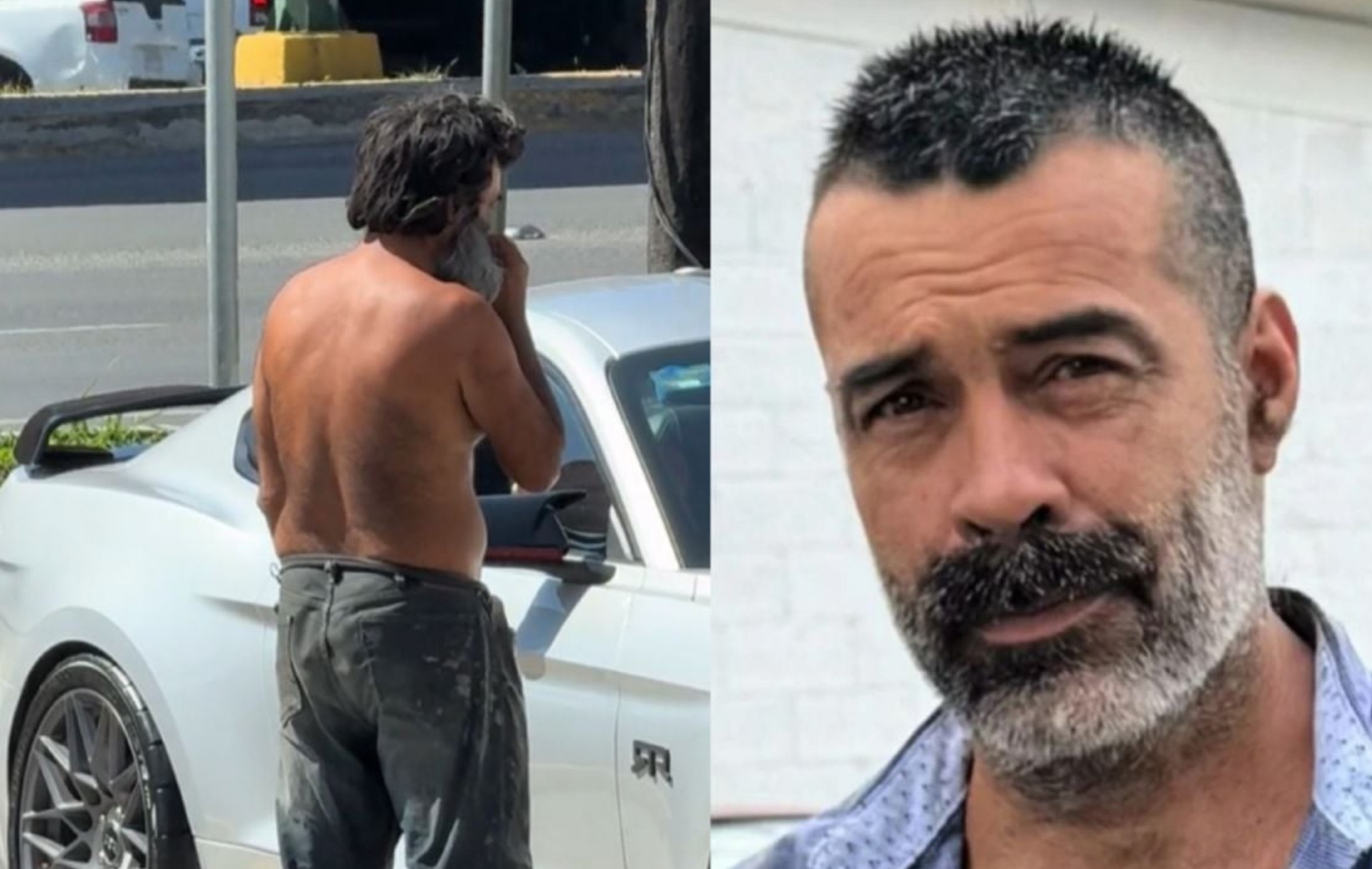 Indigente que paseó en Mustang es reconocido por sus familiares (VIDEO)